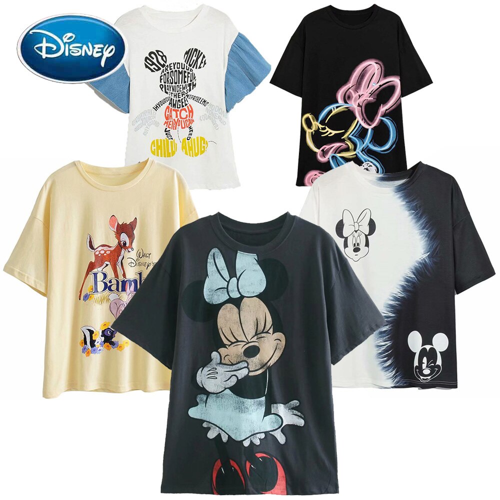 ؿ]Disney T-Shirt Mickey Mouse Daisy Duck Winnie the P..